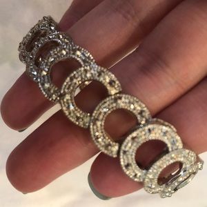 Silver sparkly bracelet